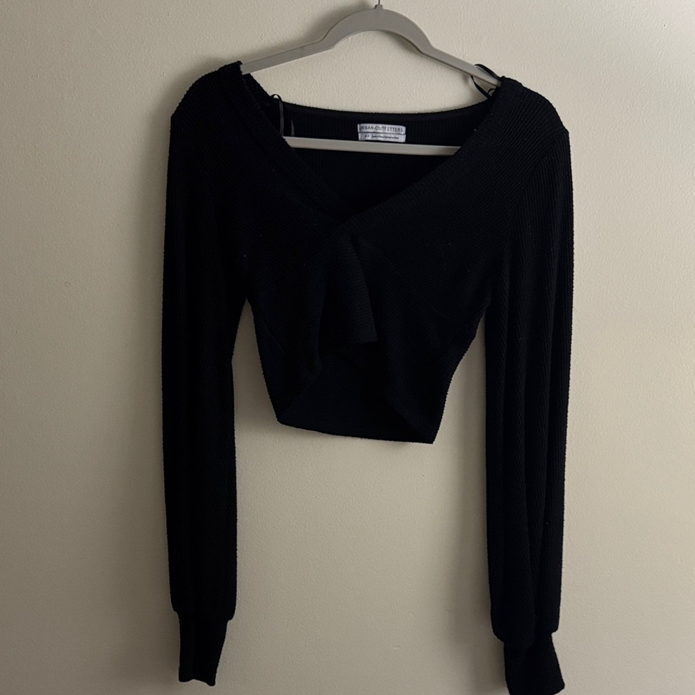 Urban Outfitters Black Long Sleeve Women's Top